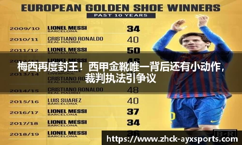 梅西再度封王！西甲金靴唯一背后还有小动作，裁判执法引争议